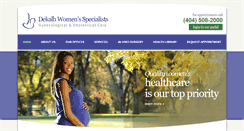 Desktop Screenshot of dekalbwomen.com