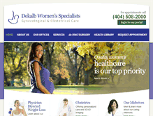 Tablet Screenshot of dekalbwomen.com